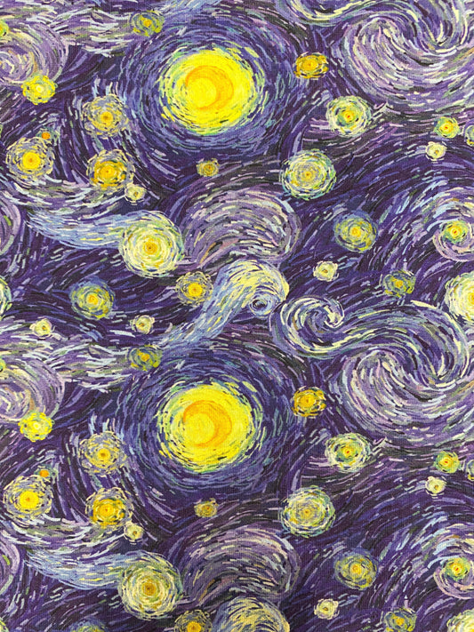 Vincent Van Gogh, The Starry Night, puuvillatrikoo
