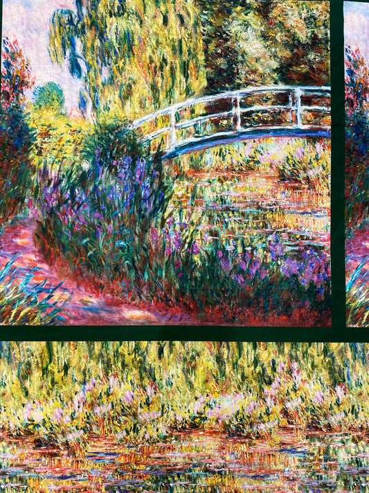 Claude Monet -The Lily Pond, puuvilla