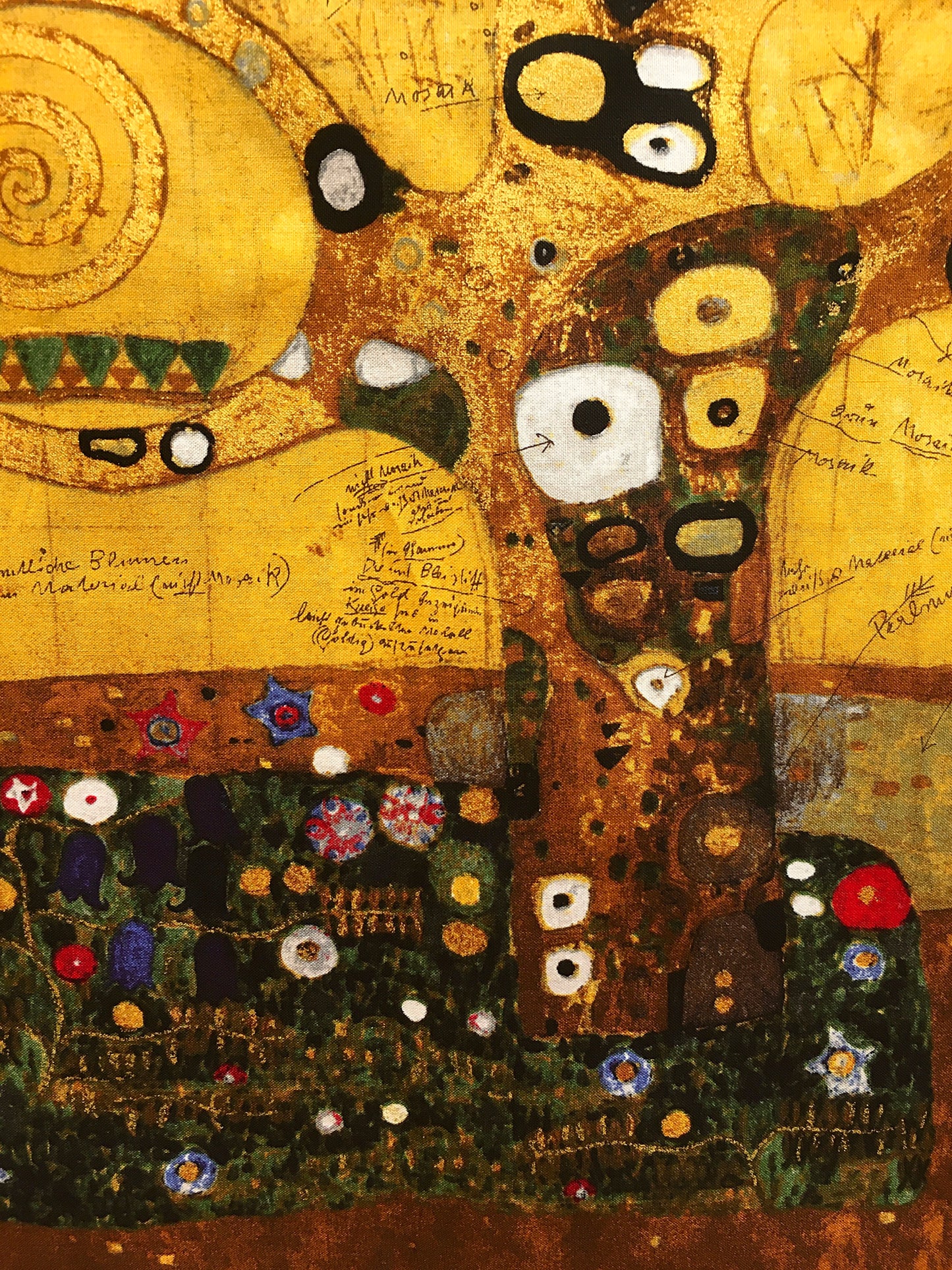 Gustav Klimt, Tree of Life, puuvilla