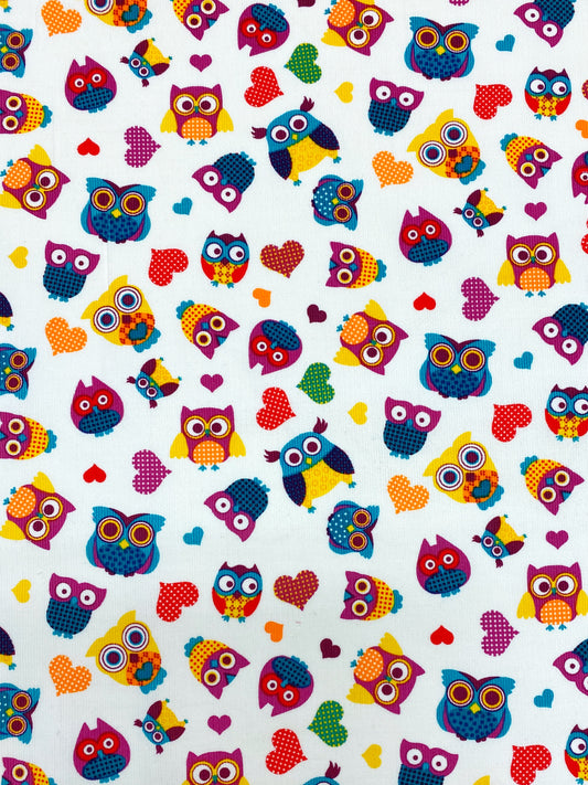 Pöllöt, valkoinen, sametti, puuvilla