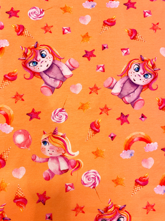Candy Unicorns, puuvillatrikoo